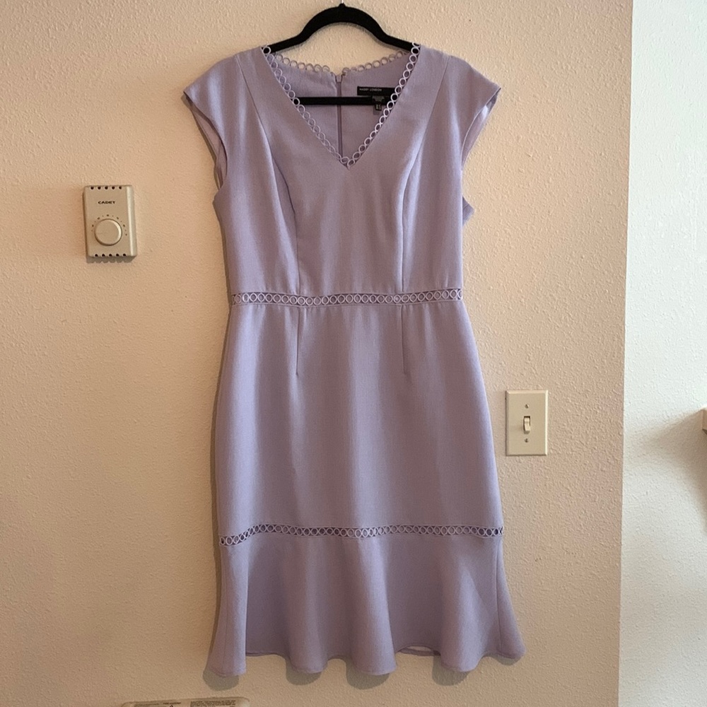 Fit and Flare Lavender Dress